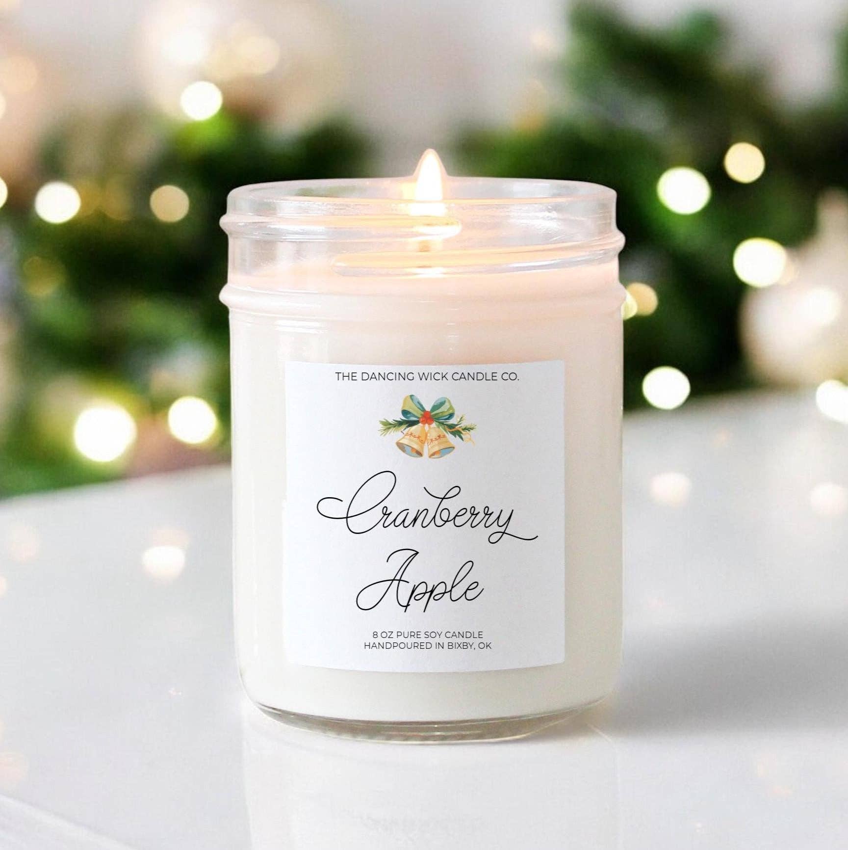 Cranberry Apple Christmas Candle