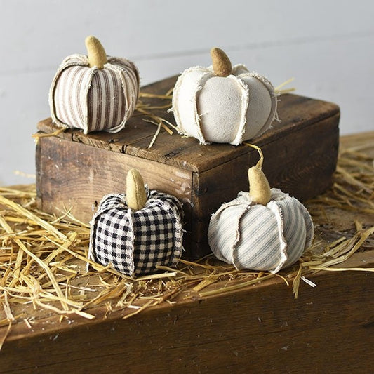 Mini Fabric Pumpkin