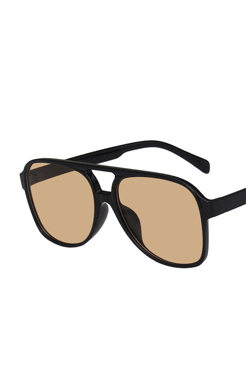 Vintage Double Bridge Aviator Sunglasses_CWASG0113