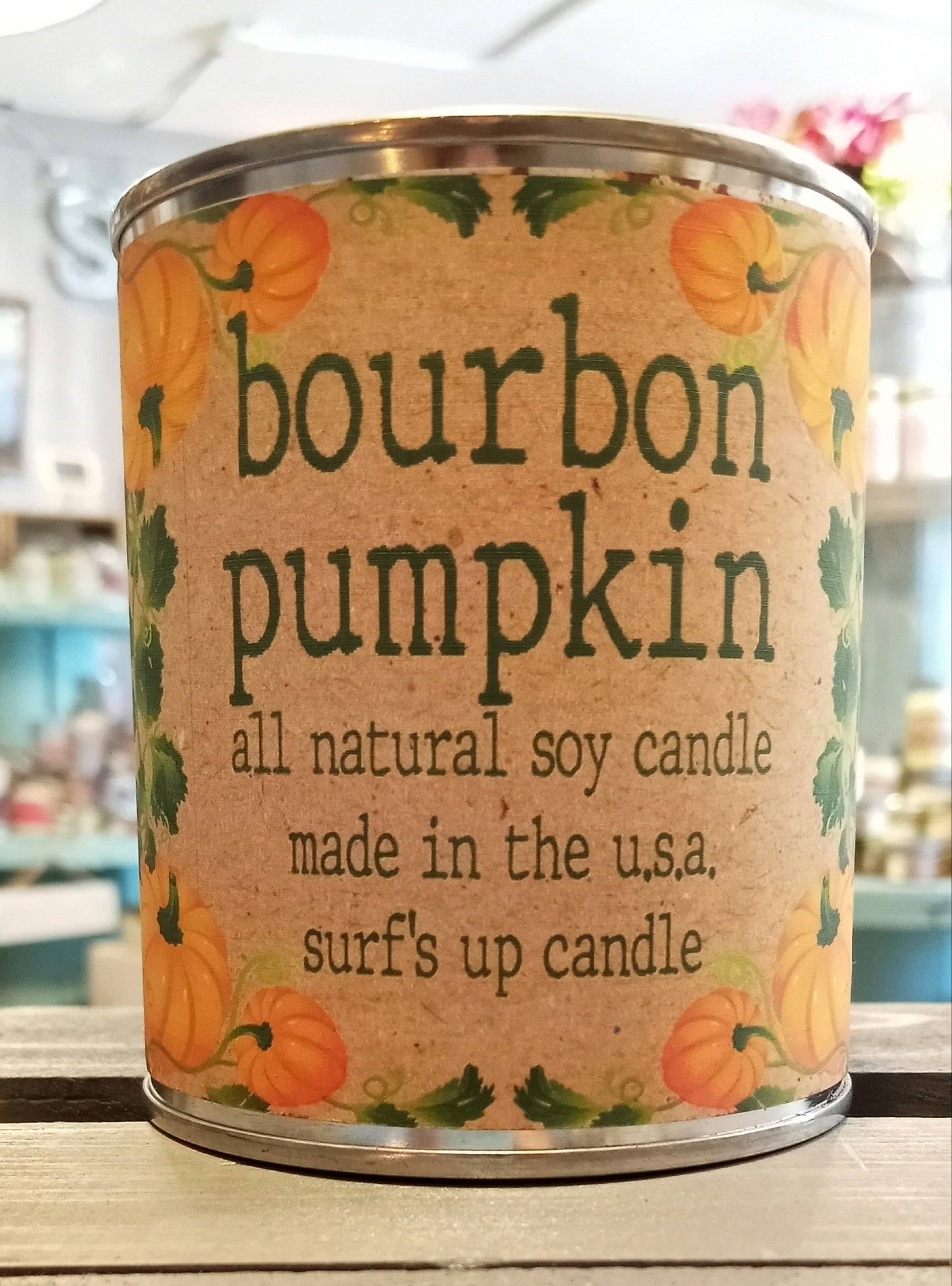 Bourbon Pumpkin Paint Can Candle