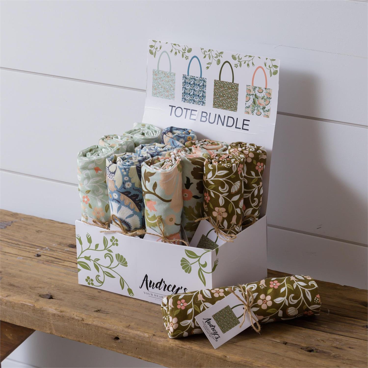 Floral Canvas Tote Bag