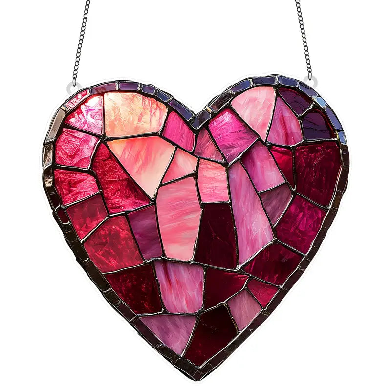 Hanging Pink Heart