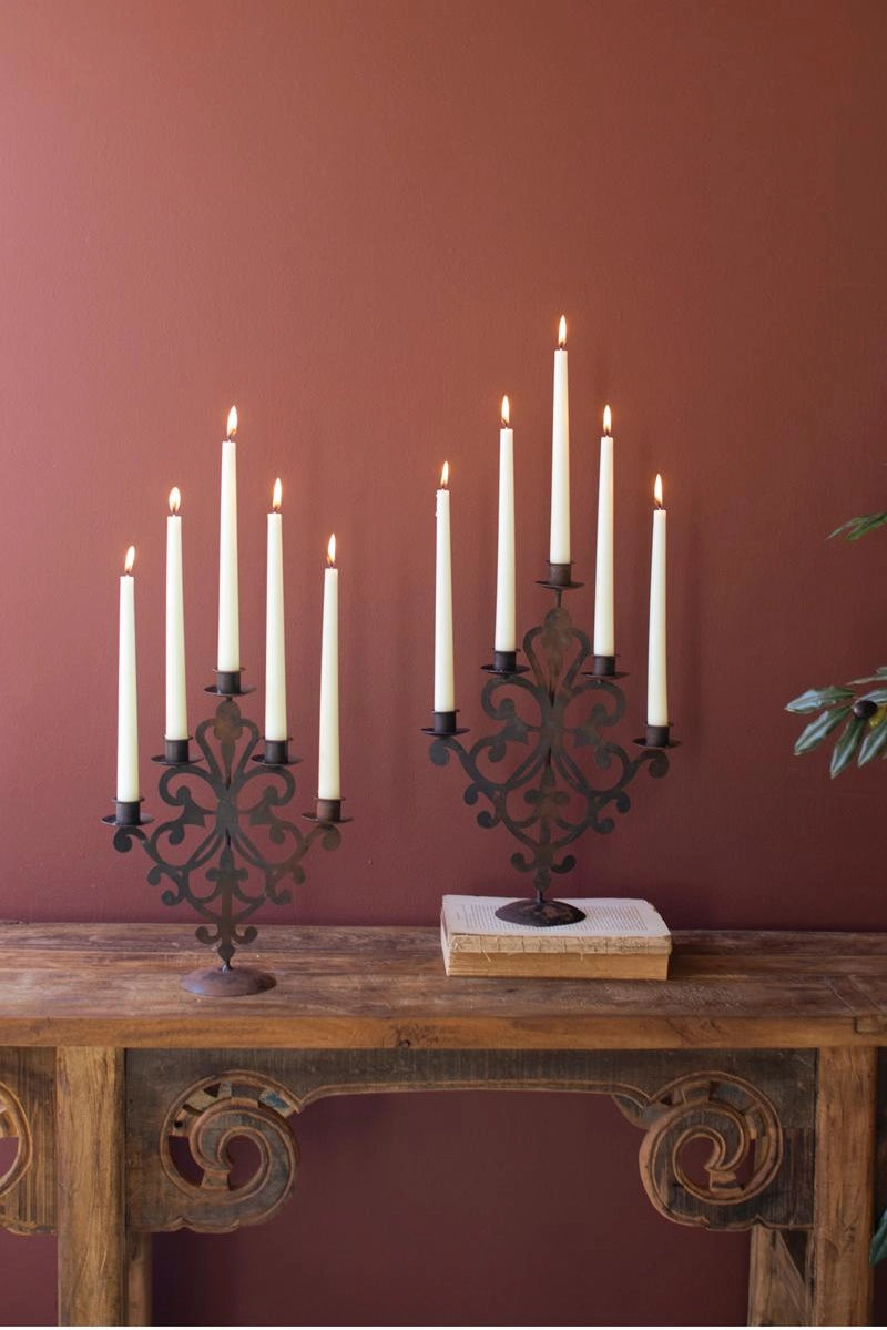 Iron Taper Candle Holder
